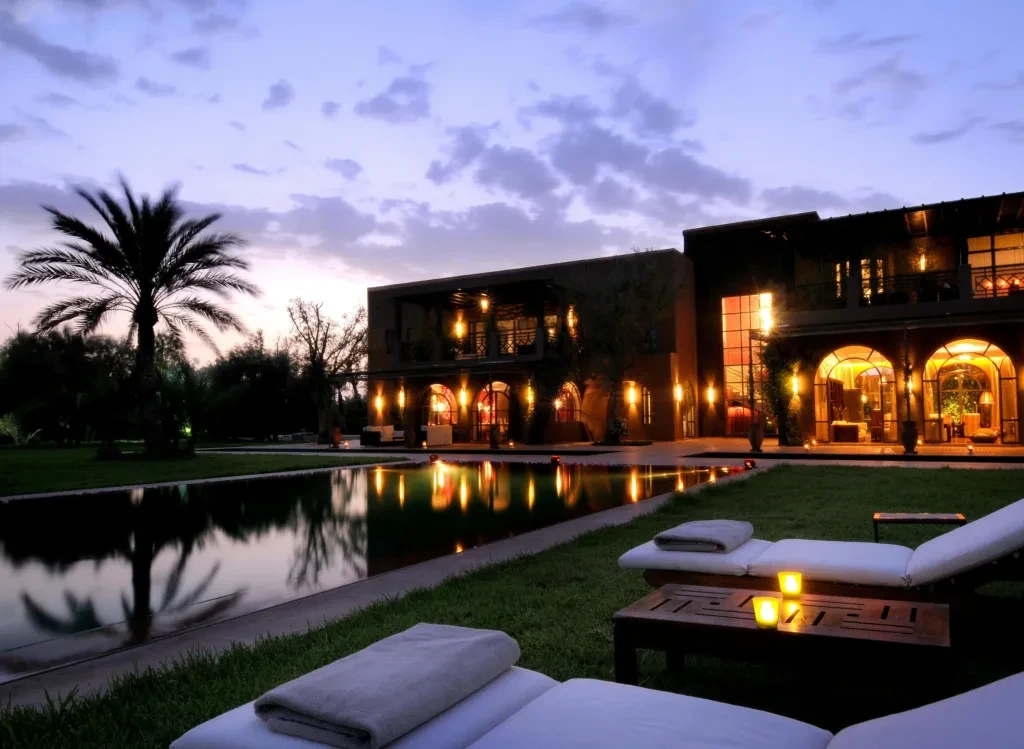 Buyer reviewing documents for a Marrakech property purchase